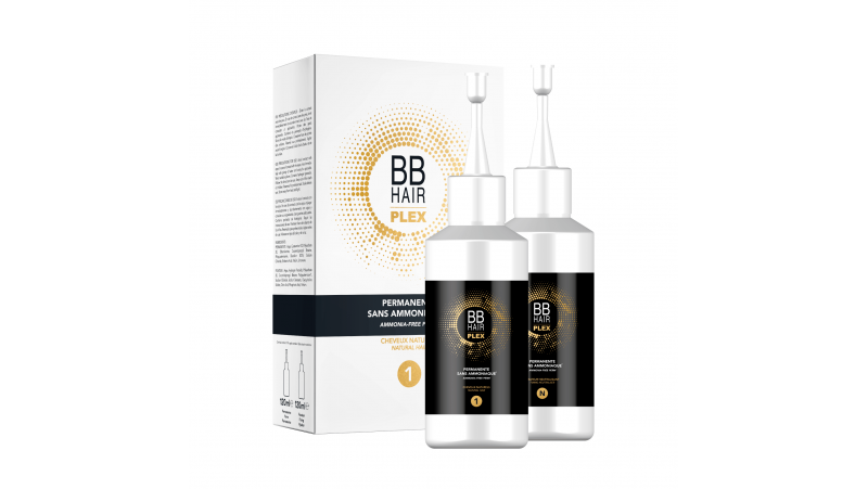 Kit de permanente sans ammoniaque BBhair plex n°1 cheveux naturels