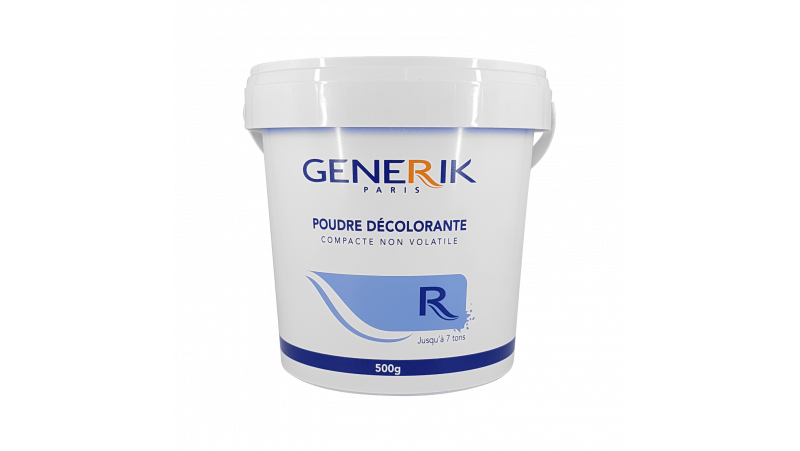 Poudre décolorante bleue - 7 tons - Pot de 500g