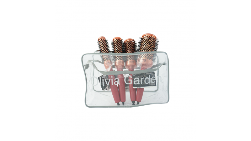 Pack de 4 brosses - Olivia Garden- HEAT PRO BAG (22mm+32mm+42mm+52mm)