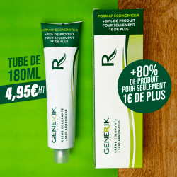 Tubes de 180ml de coloration sans ammoniaque