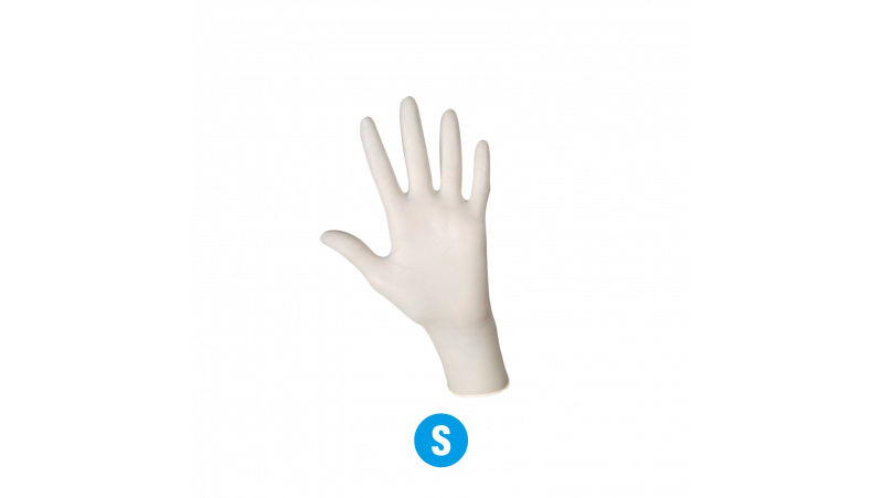 Gants taille S en vinyle - Boîte de 100