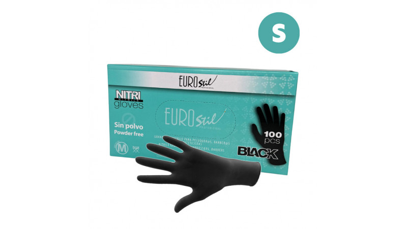 Gants latex noirs réutilisables