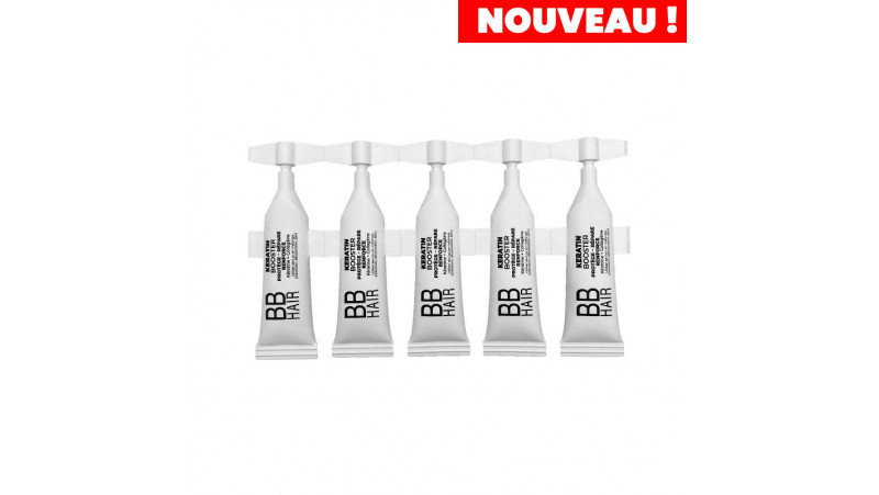 Lot de 5 BBHair Keratine Booster Ampoules réparatrices 5x10ml