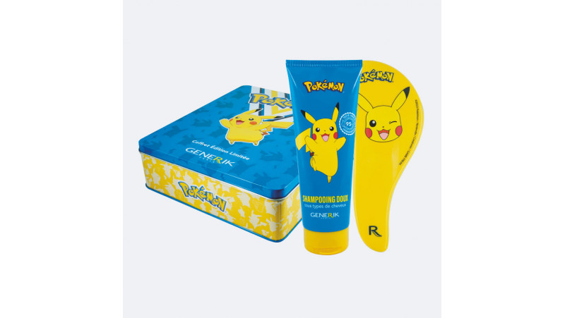 Coffret POKEMON : Brosse Méli Mélo et Shampooing doux 200ml